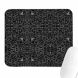 Universal (220x180x3) Science Mouse Pad, Geek Nerd Culture Style Matching Style Physics Mathematics Formule