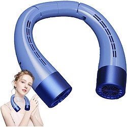 Avis Ventilateur portable, 5 vitesses de vent élevées, autonomie de la batterie longue durée, air froid ambiant 180, Bleu