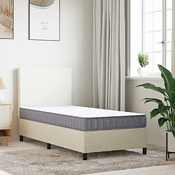 vidaXL Matelas en mousse moyennement doux 90x200 cm