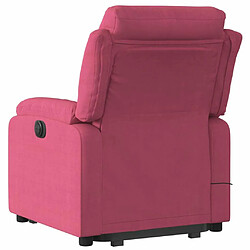 Acheter Maison Chic Fauteuil Relax pour salon, Fauteuil inclinable de massage électrique rouge bordeaux -GKD97011