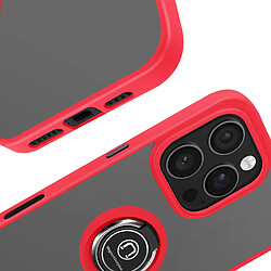 Acheter Avizar Coque pour iPhone 16 Pro Max Bague Métallique Support Vidéo Rouge