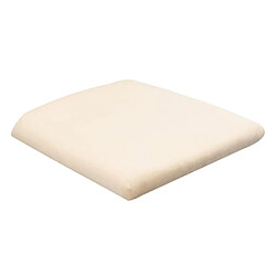 Housses De Coussin De Siège De Chaise Carrées Extensibles Housse 40-50 Cm Beige