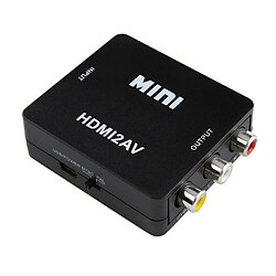 HDMI vers RCA Composite Mini 1080P Audio Vidéo AV CVBS Adaptateur convertisseur pour la télévision