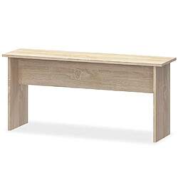 Avis vidaXL Table à manger et bancs 3 pcs Bois d'ingénierie Chêne