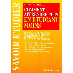 Apprendre plus en étudiant moins - Occasion