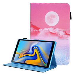 Etui en PU + TPU avec support et porte-carte lune pour votre Samsung Galaxy Tab A8 10.5 2021 SM-X200/X205