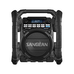 Sangean Radio de chantier numérique antichoc RNT FM-RDS Bluetooth Aux-in noir