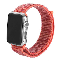 Wewoo Pour Apple Watch séries 3 et 2 et 1 Bracelet de montre simple en nylon avec pince magique 38 mm