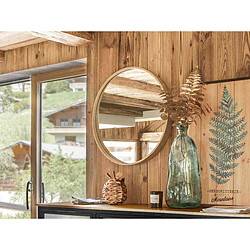 Avis Atmosphera, Createur D'Interieur Miroir rond en bois Letizia D68 cm - Atmosphera