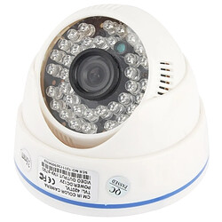 Wewoo Caméra Dôme CMOS 420TVL 3.6mm Objectif ABS Couleur Infrarouge avec 36 LED, IR Distance: 20m