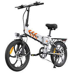 ENGWE P1 vélo électrique pliant - 20 pouces pneu - 250W - 36V 13Ah - 25 km/h vitesse maximale-argenté