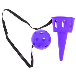 attraper jeu de balle jouer jouets cour extérieure amusante jeu de sport pour enfants - violet