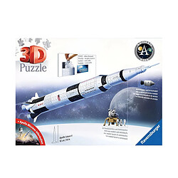 Ravensburger Puzzle 3D 440 pièces Fusée Spatiale Apollo Saturne V / NASA Échelle 1/120 Multicolore