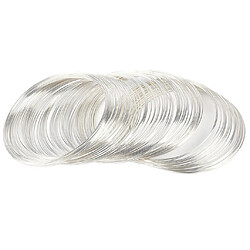 100pcs Acier 0.6mm Artisanat De Bijoux En Fil Faisant Accessoire De Bobine De Bricolage Doré