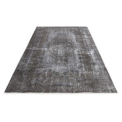 Avis Vidal Tapis de laine 259x165 gris Ultra Vintage