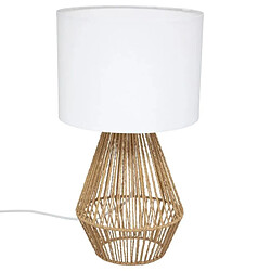 Atmosphera, Createur D'Interieur Lampe droite Lila naturel H40cm Beige - ATMOSPHERA