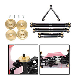 Jeu de Maillons Métalliques 7 Pièces et Contrepoids de Roue pour Camions Axiaux SCX24 AXI00002