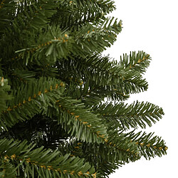 Acheter vidaXL Sapin de Noël artificiel à charnières avec support vert 210 cm