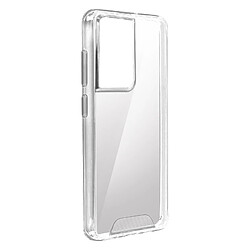 Avizar Coque Samsung S21 Ultra Coins Bumper Antichoc Collection Cristal Transparent