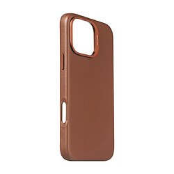 Decoded Coque pour iPhone 16 Pro Max Antichocs en Cuir Compatible MagSafe Marron clair