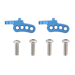 Support De Choc Arrière En Métal Pour Voiture RC Avec Vis Pour Voitures Sur Chenilles RC 1/10 Bleu pas cher