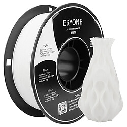 None ERYONE PLA+ Filament pour imprimante 3D 1 kg (2,2 lbs)/bobine - Blanc