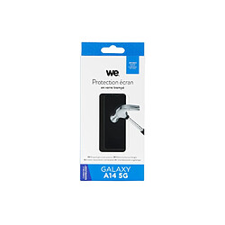 Avis WE Verre trempé SAMSUNG GALAXY A14 5G: Protection écran - anti-rayures - anti-bulles d'air - ultra-résistant - dureté 9H Glass