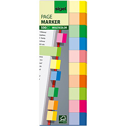 sigel Marque-page repositionnable Multicolor, 50 x 15 mm ()