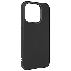 Avizar Coque Apple iPhone 14 Pro Max Silicone Flexible Finition Mate Anti-traces noir