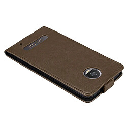 Avis Cadorabo Coque Motorola MOTO Z2 Etui en Marron