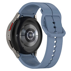 20MM Bracelet de montre en silicone Accessoires de remplacement compatible Samsung Watch5/Watch5 Pro - Bleu pas cher