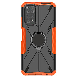 Coque en TPU anti-chute avec béquille pour votre Xiaomi Redmi Note 11 4G (Qualcomm)/Note 11S 4G - orange