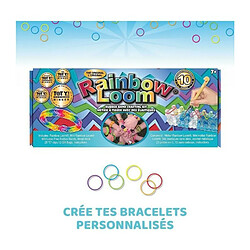 Acheter Bandai Rainbow Loom Original Fabrication de Bracelets Metier a Tisser avec 600 elastiques