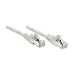 Disney Câble de raccordement réseau RJ45 CAT 5eSF/UTP Intellinet - [1x RJ45 mâle - 1x RJ45 mâle] - 2 m - gris pas cher