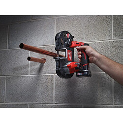 Avis Scie à ruban MILWAUKEE M12 à 1 main - 2 batteries 4.0Ah 12 V, chargeur, coffret - 4933441805