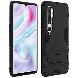 Avizar Coque Xiaomi Mi Note 10/Note 10 Pro Hybride Antichoc Fonction Support Vidéo Noir