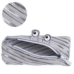 Zipit Trousse Monstre Porte-crayon Silver