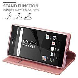 Cadorabo Coque Sony Xperia Z5 COMPACT Etui en Rose pas cher