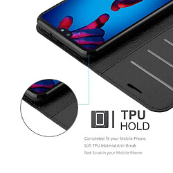 Acheter Cadorabo Coque Huawei P20 Etui en Noir