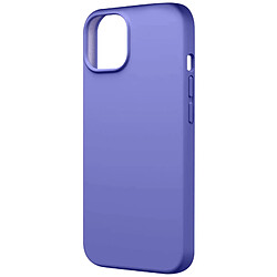 Avizar Coque pour iPhone 15 Silicone Premium Semi rigide Finition Mate Douce Violet