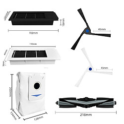 INF Accessoires pour aspirateur robot Ecovacs X2/X2 Pro