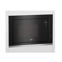 Micro-onde gril encastrable 25l 900w noir - BMGB25333X - BEKO