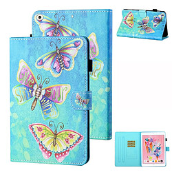 Etui en PU impression de motifs universelle papillon pour votre Apple iPad 9.7 pouces (2017)/(2018)/iPad Air (2013)/Air 2