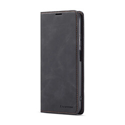 Etui en PU toucher soyeux noir pour votre Huawei P40 lite/Nova 7i/Nova 6 SE