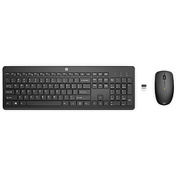 Kit Souris Clavier sans fil HP230 18H24AA Commodite du sans fil Noir