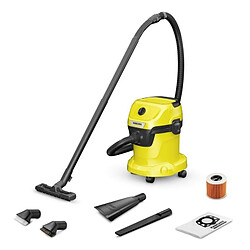 Aspirateur Kärcher WD 3 V-15/4/20 Jaune Noir Gris 1000 W