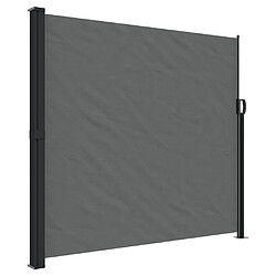 Maison Chic Auvent latéral rétractable | Store latéral | Brise-vue latéral anthracite 180x500 cm -GKD94590