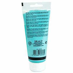 Pebeo Peinture acrylique iridescente - Vert bleu - 100 ml