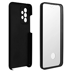 Avizar Coque Samsung Galaxy A52 et A52s Protection Arrière Rigide et Avant Souple noir