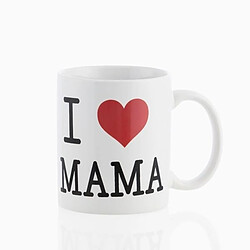 Totalcadeau Tasse avec inscription I Love Mama mug dêtes des mères cadeau maman